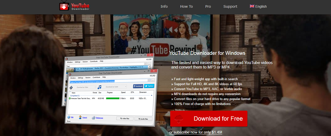 best pc youtube video downloader