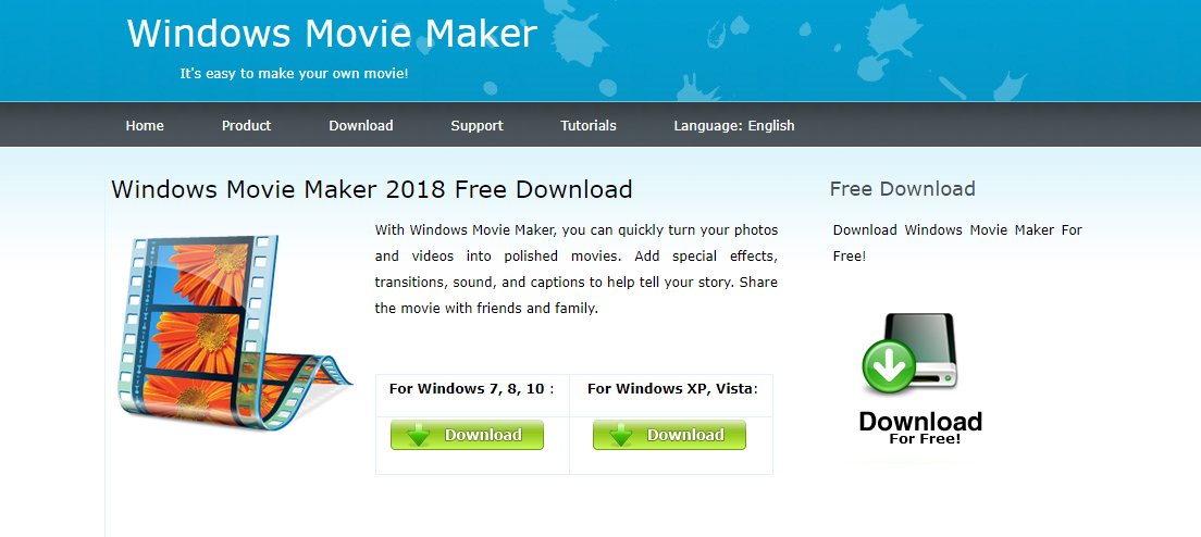 best movie making software free download for windows 7