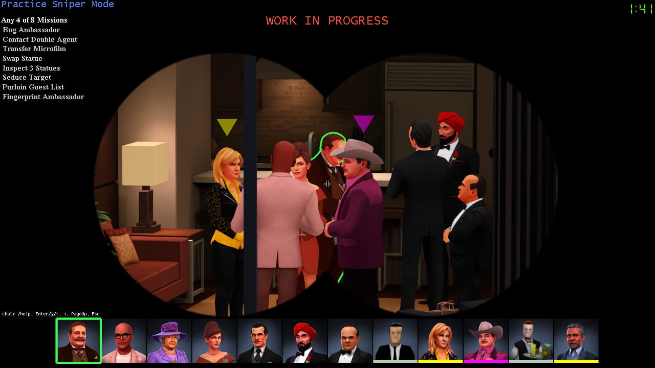 free online game similar to spy party