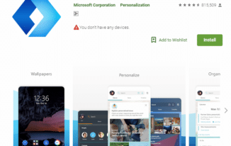 Microsoft launcher