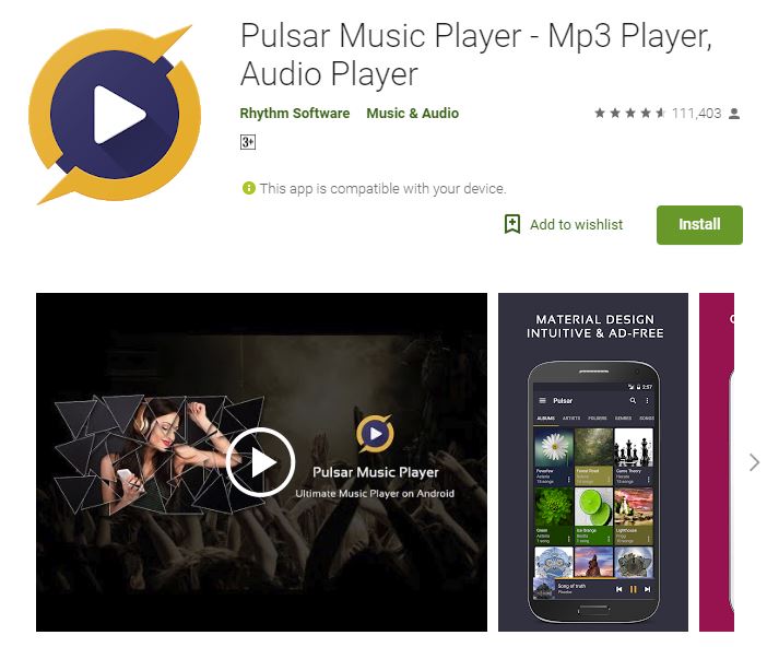 Pulsar Music Player