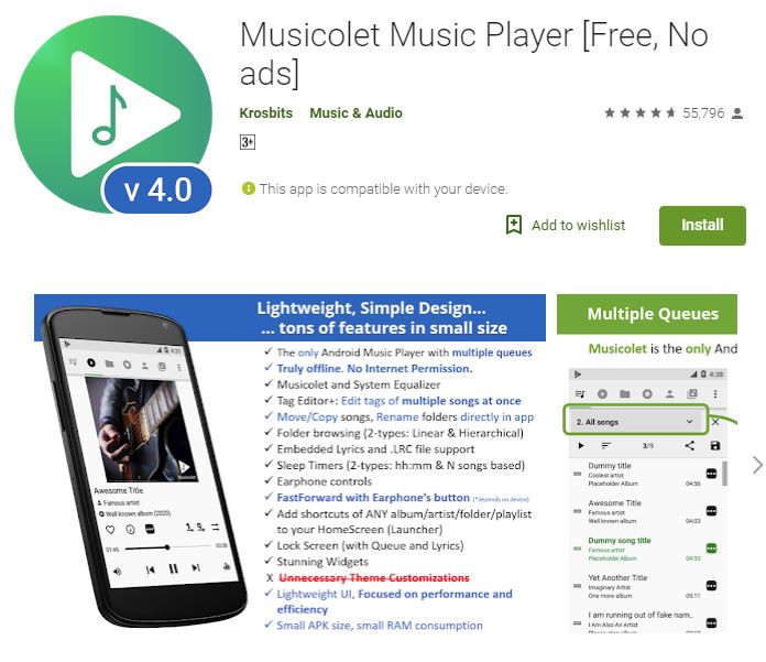 Musicolet Music Player