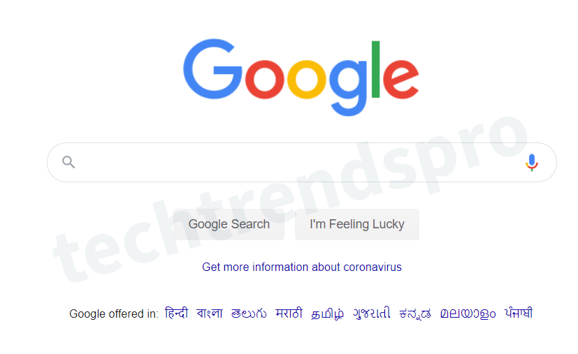 google multi language setting