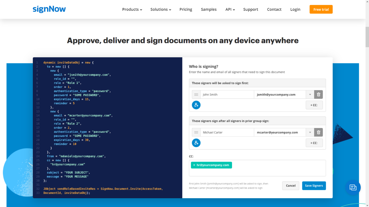 Electronic Signatures