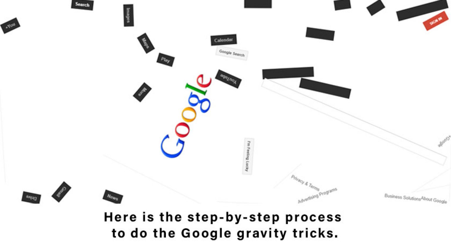 Google Gravity What Is It And How To Do Google Gravity Tricks?(02)