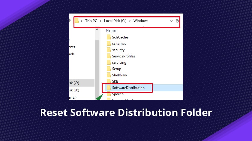 Reset SoftwareDistribution Folder