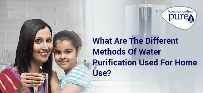 Different Methods Of Water Purification