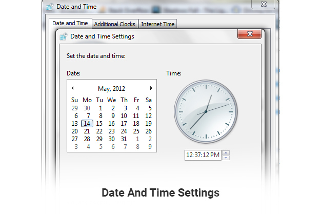 date & time Error 0xc1900223