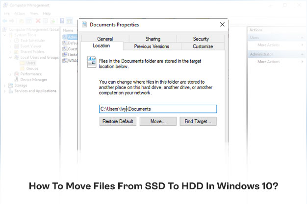 How To Move Files From SSD To HDD In Windows 10