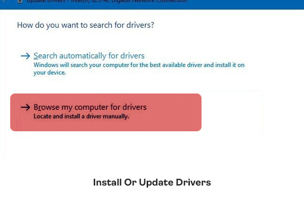 Install Or Update Drivers