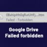 Failed forbidden