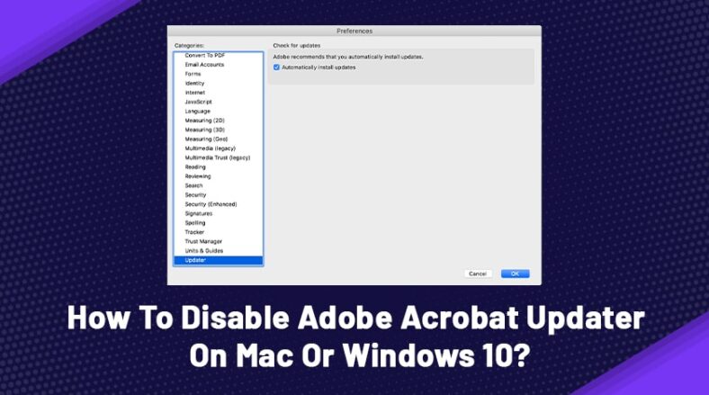 mac turn off adobe updater
