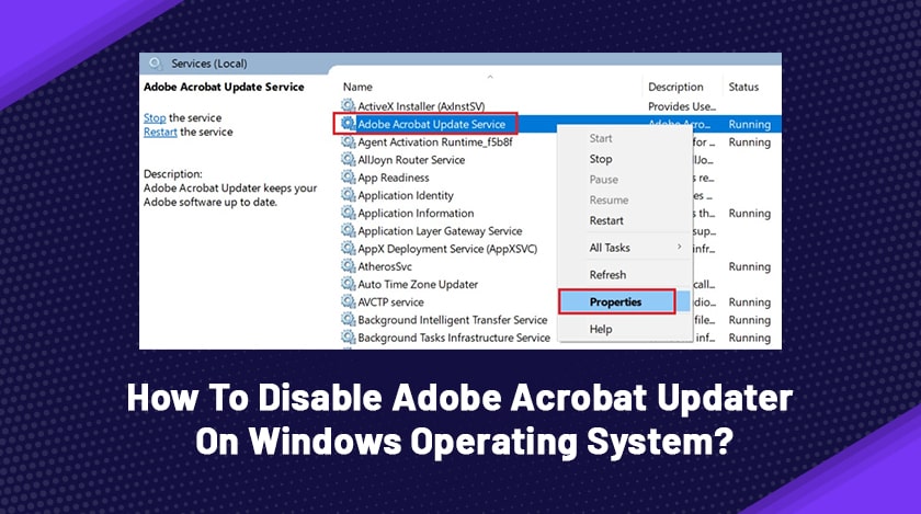 adobe updater startup utility has stopped working