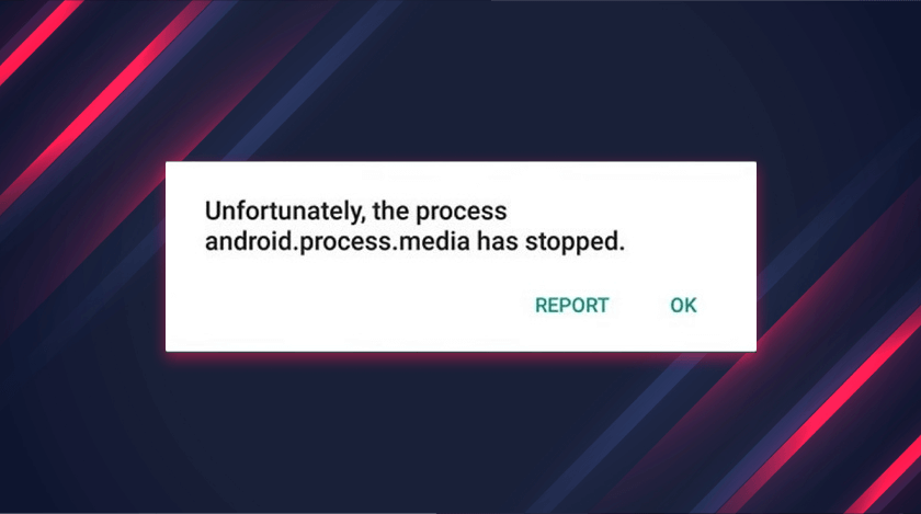 Android.Process.Media Has Stopped