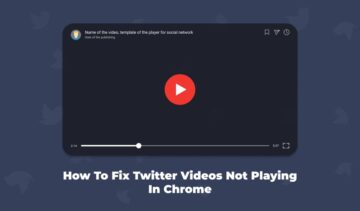 Twitter videos not playing in Chrome