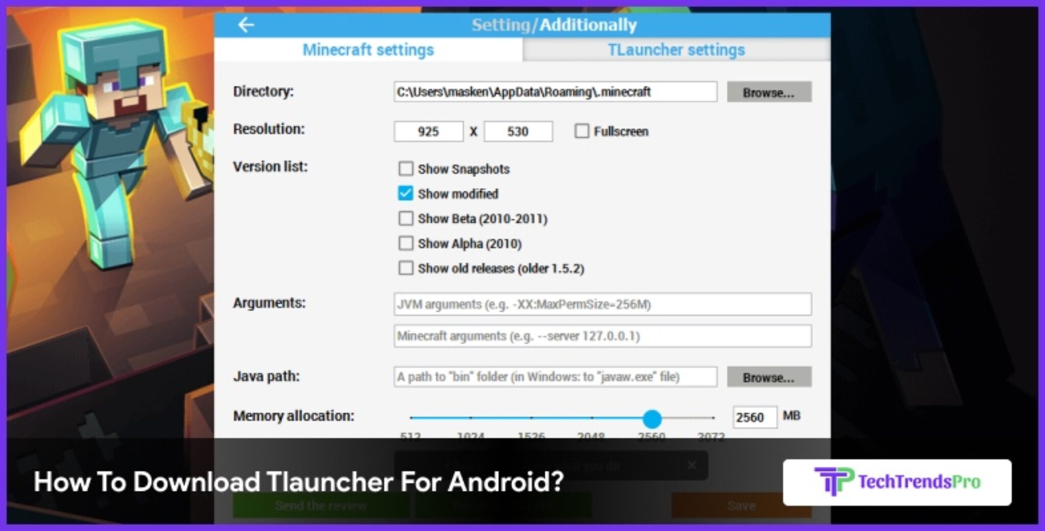 tlauncher for android