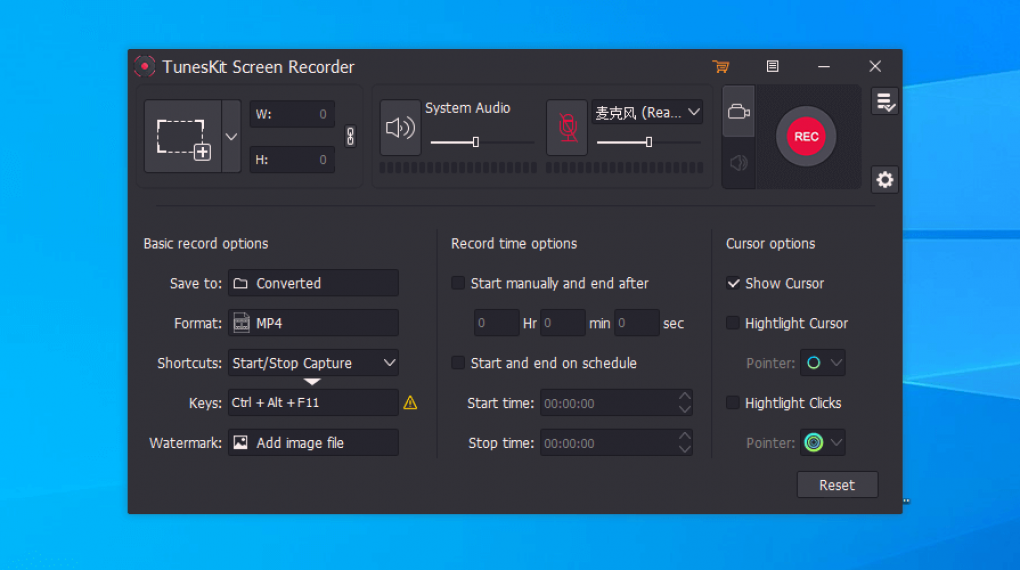  Recording Parameters