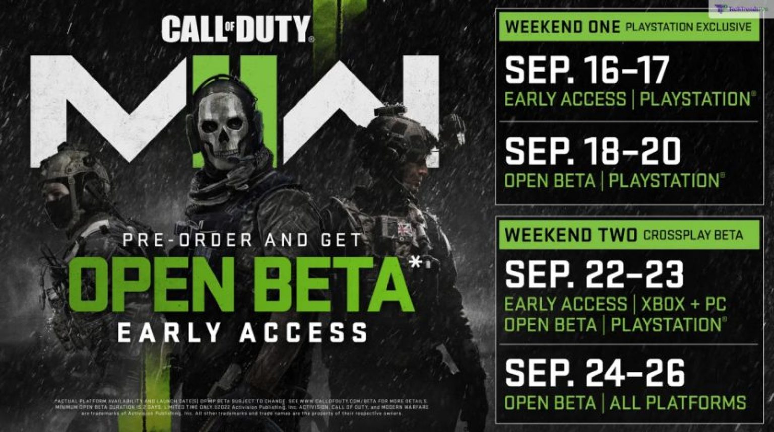 Call Of Duty Modern Warfare II Will Arrive In September
