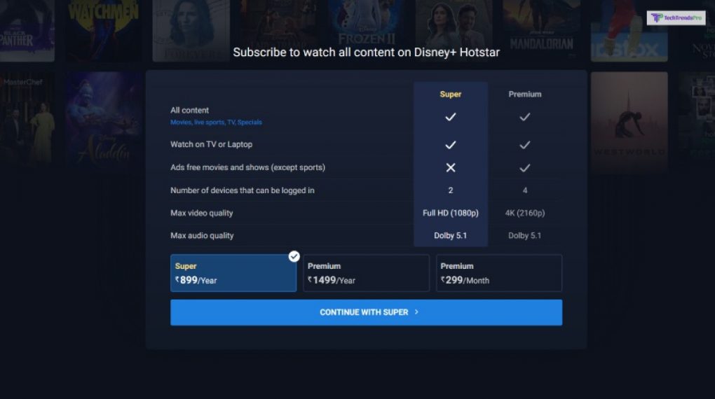 Disney Plus subscription plans