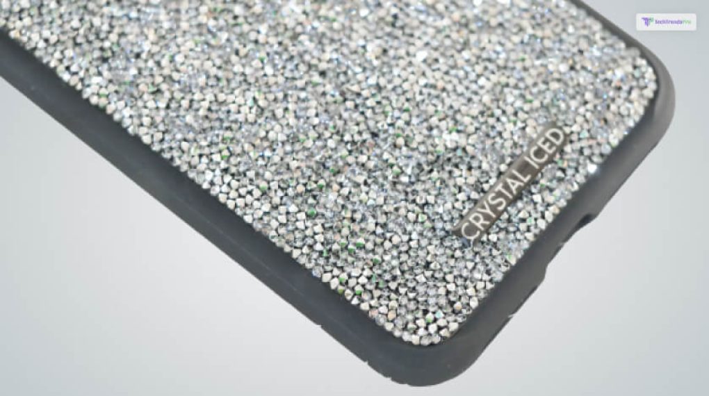 2ME Case Swarovski Crystal Fabric Silver