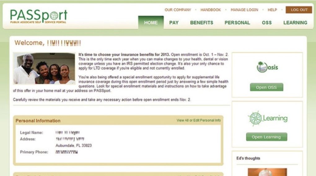 www.publix.org passport login