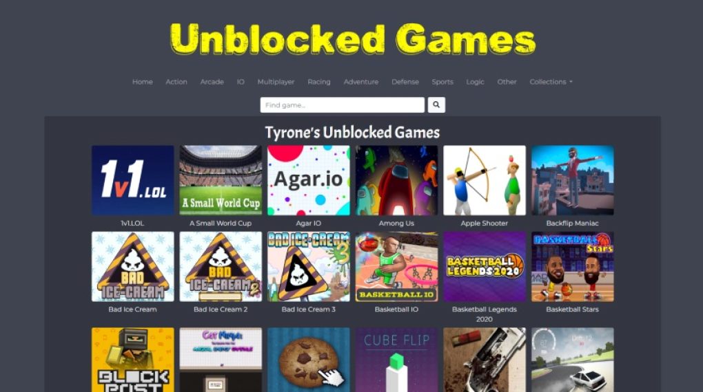 Tyrone's Unblocked Games