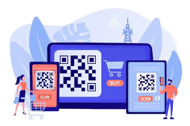 between QR Codes and Barcodes