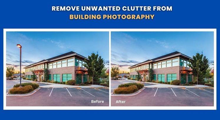 Remove Unwanted Clutter From Building Photography