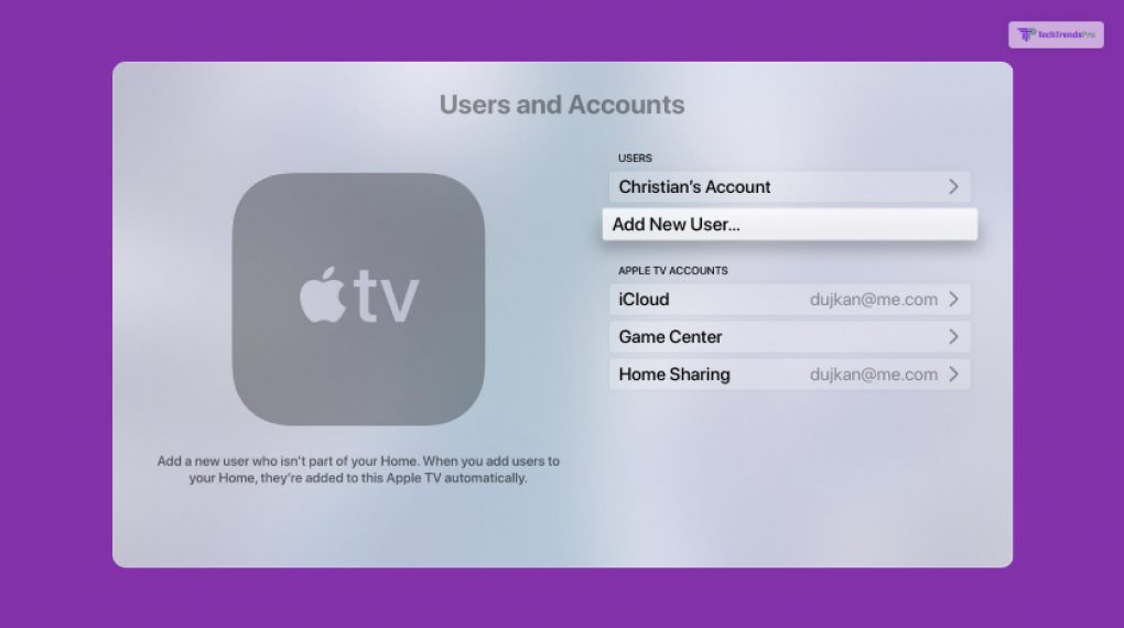 Sign In On Apple TV