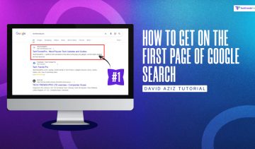 How To Get On First Page Of Google Search David Aziz