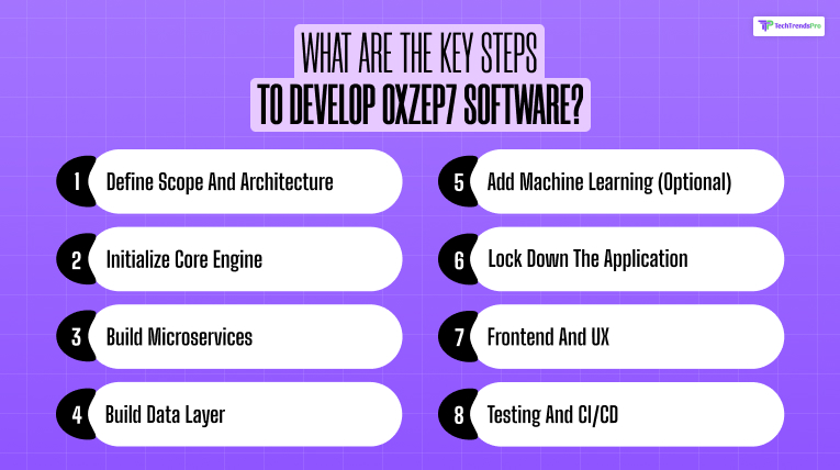 What Are the Key Steps to Develop OXZEP7 Software