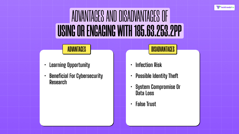 Advantages and Disadvantages of Using or Engaging with 185.63.253.2pp